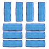 ENET 10pcs Mopping Pads Washable Damp Dry Mop Compatible with