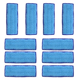 ENET 10pcs Mopping Pads Washable Damp Dry Mop Compatible with Braava Jet 240/241