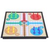 Plastic Magnetism Aeroplane Chess Board Games Toy Set with Foldable