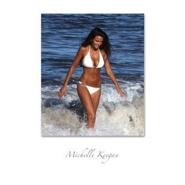 MICHELLE KEEGAN IN THE SEA - A3 poster