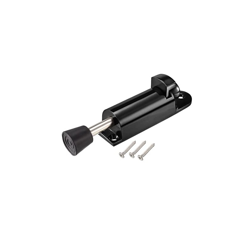 sourcing map Kickdown Door Stopper Spring Loaded Foot Pedal Door