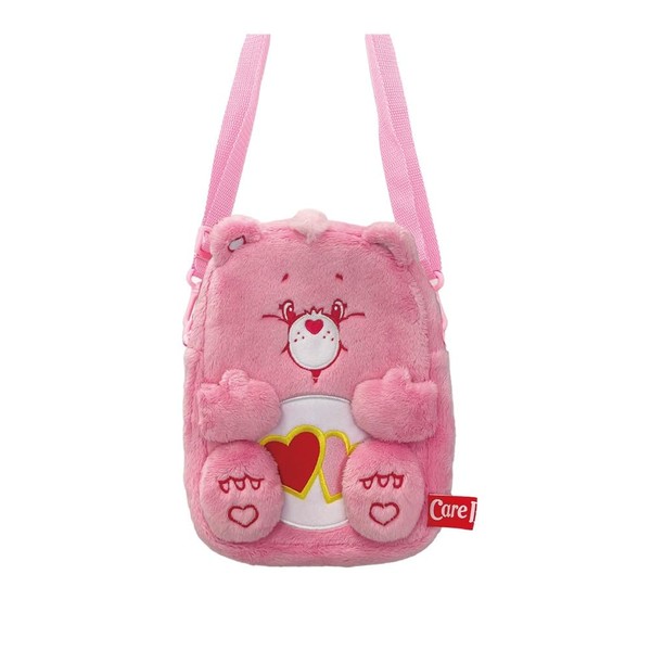 SK Japan Care Bear Plush Pochette Love-A-Lot Bear