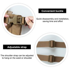 Tactical Hand Warmer, Foldable Hand Warmer Pouch Molle Warmer Bag with Hook&Loop for Outdoor Winter Hunting Camping Hiking Fishing