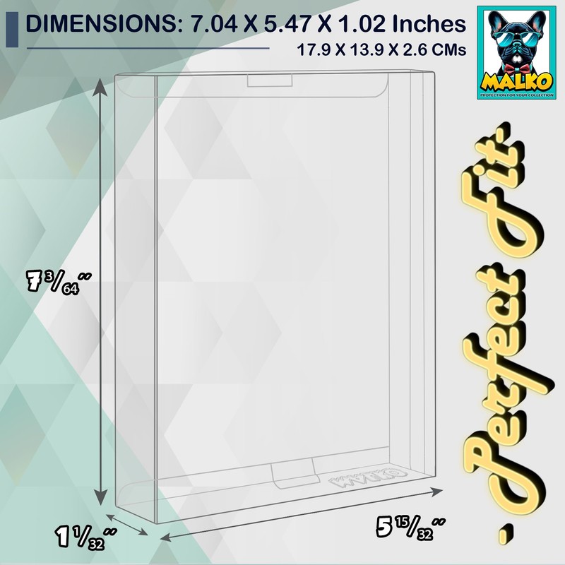 MALKO 10 Pack Premium Steelbook Protector Case Compatible with Manta