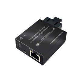 Ultra Small Single Mode Gigabit Fiber Media ConverterMicro Mini Ethernet to Fiber Optic Converter 10/100/1000Base-Tx to 100/1000Base-FX Internal Duplex SC Fiber Module 20kmSM1310nm