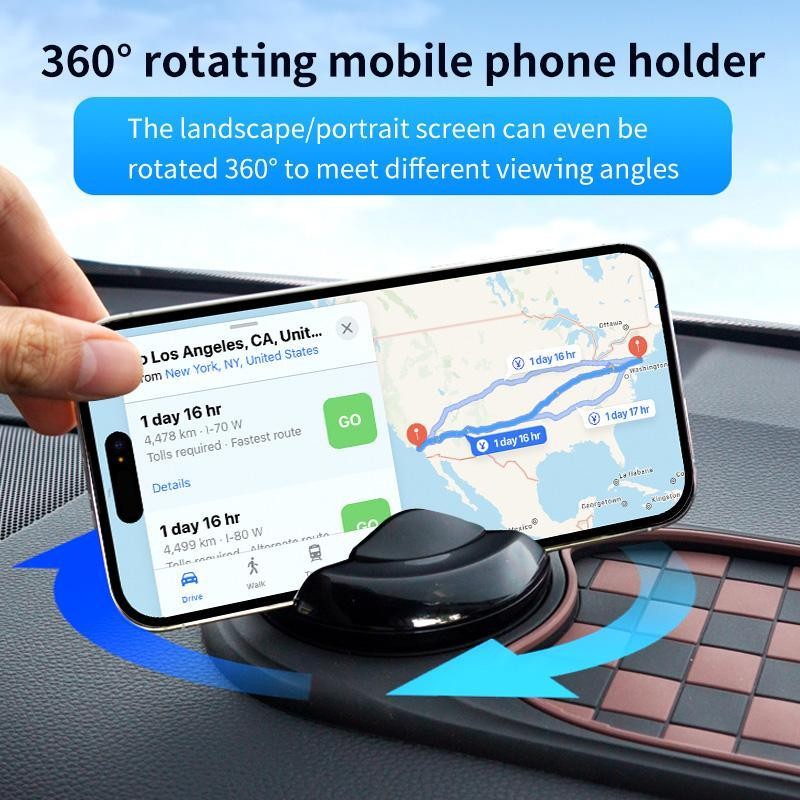 Multifunctional Vehicle-Mounted Anti-Slip Mat, Mobile Phone Navigation Frame, Central Control
