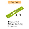 Movitec Accessories Motorcycle Front Plate for Honda Navi (Lime Green)