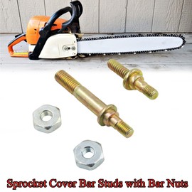 Wanotine 1127 664 2405 Sprocket Cover Bar Studs Set with Bar Nuts Kit for Stihl 029 039 MS290 MS310 MS390 Chainsaw, Replace 1127 664 2400, 0000 955 0801