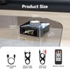 GlasFlength Bluetooth Adapter Stereo System, 5.4 Bluetooth Receiver with Aux