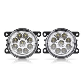 9 LED Car Round Front Fog Lamp DRL Daytime Running Light For Ford Focus White