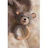 Jollein 101-007-67078 Rattle / Teether Bear Grey/Brown