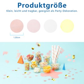 GoldRock 50 g Rose Gold Pink Confetti Approx. 6000 Pieces Pink Confetti Wedding, Streamers Rose Gold, Table Decoration Wedding, Confetti Decoration, Rose Gold, Glitter Confetti Colourful Large,