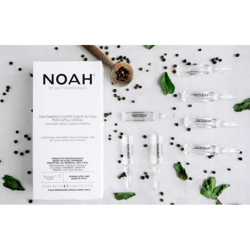 NOAH Natural 1.15 Fortifying Hair Treatment Vials Serum for Weak