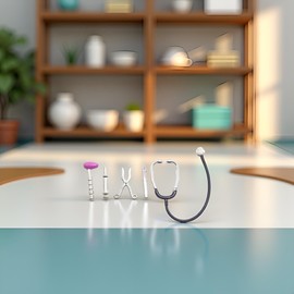 Dollhouse Miniature Medical Set,5 Piece Stethoscope Care Tools, Hospital Accessories for House Decoration, Dollhouse Dolls Miniature Garden Kit, Dollhouse Décor Accessories