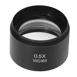 Auxiliary Objective Lens Aluminum Alloy 0.5X Microscope Part for SM Series Stereo Micromirror