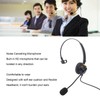 Telephone Headset with Noise Cancelling Microphone Black USB Corded Single