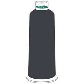 Madeira Rayon Embroidery Thread 5500yd Cone GRAY Color: 1241