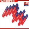 WORKPRO 100PC 18mm Snap-off Blades SK5 Steel Replacement Blade for