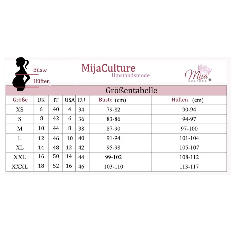 MijaCulture 3-in-1 Birth Dress Nursing Nightdress Maternity Nightdress 4128, Graphite