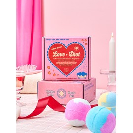 Bubble Bath Bomb Gift Set Love Shot Kit Bath Bomb 140g Set of 4 / 거품 입욕제 선물세트 러브샷 키트 배쓰밤 140g 4종 세트