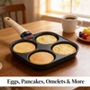4-Hole Nonstick Egg Frying Pan for Breakfast – Aluminum Alloy