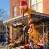 2.2M Inflable Galleta de Jengibre, Gigante Inflable Navidad Exterior