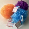 Delicate Exfoliating Bath and Shower Sponge Mesh Pouf Set Of