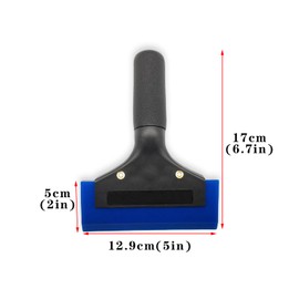 GWEITOOL Car Window Squeegee Small Squeegee 5 Inch Water Blade for Car Window & Windshield,Shower Glass Doors,Mirrors,Glass Cleaning