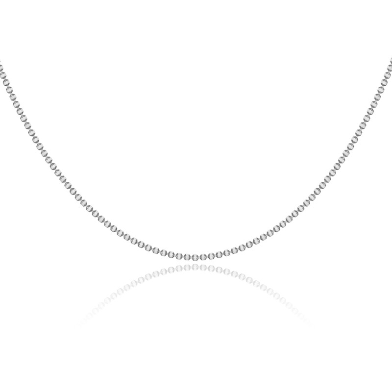 925 Silver Essential Ball Chain Necklace Gift Package / 925실버
