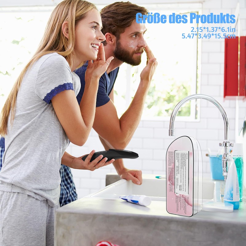 Electric Facial Cleansing Brush - Waterproof Ultrasonic Facial Cleansing Brush