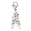 Ballet Slippers Clip on Charm Perfect for Necklaces Bracelets 100F