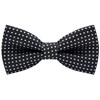Carahere Pre-Tied Little Boy's Polka Dot Bow Ties Baby Solid