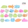 LHKJ 20 Pcs Cute Animal Glowing Mini Squeeze Mesh Ball