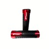 Red Sport Motorcycle CNC Anti-Slip 7/8" 22mm Grips for Suzuki