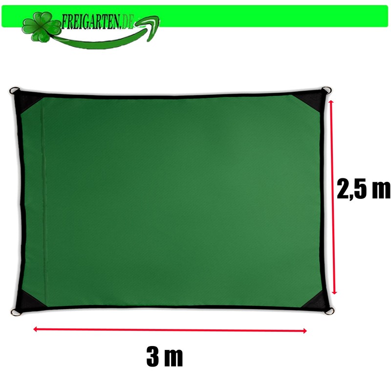 freigarten.de Awning, Waterproof Sun Protection, Rectangular Garden with Attachments, Linen,