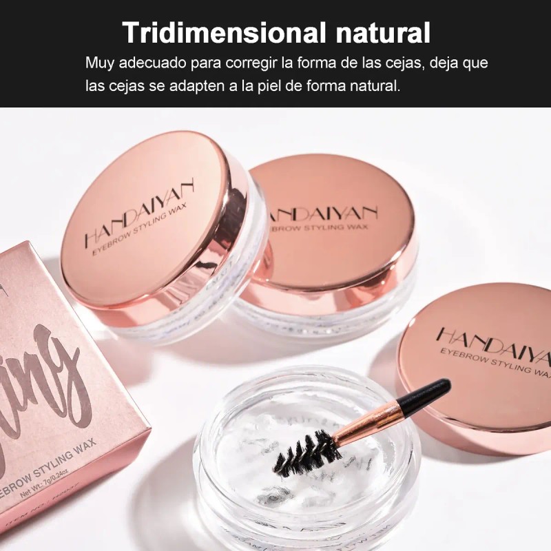 Gel Fijador Cejas Transparente Larga Duración Secado Rápido