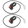 ECSiNG 2pcs 22mm Handlebar 3 Speed Module Switches for Motorcycle