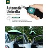 Chakipee Umbrella Windproof Strong Compact Umbrellas - Automatic for Women