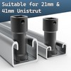 PS PRO 17 mm Unistrut Channel Socket Set – 1/2