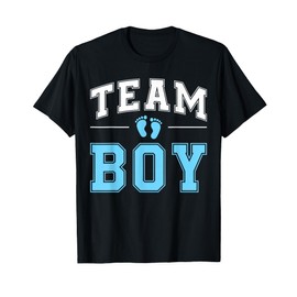 Team Boy Gender Reveal Party Gifts Soon To Be Baby Shower T-Shirt
