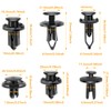TOTMOX 120pcs Car Bumper Retainer Rivet Clips Set with Removal