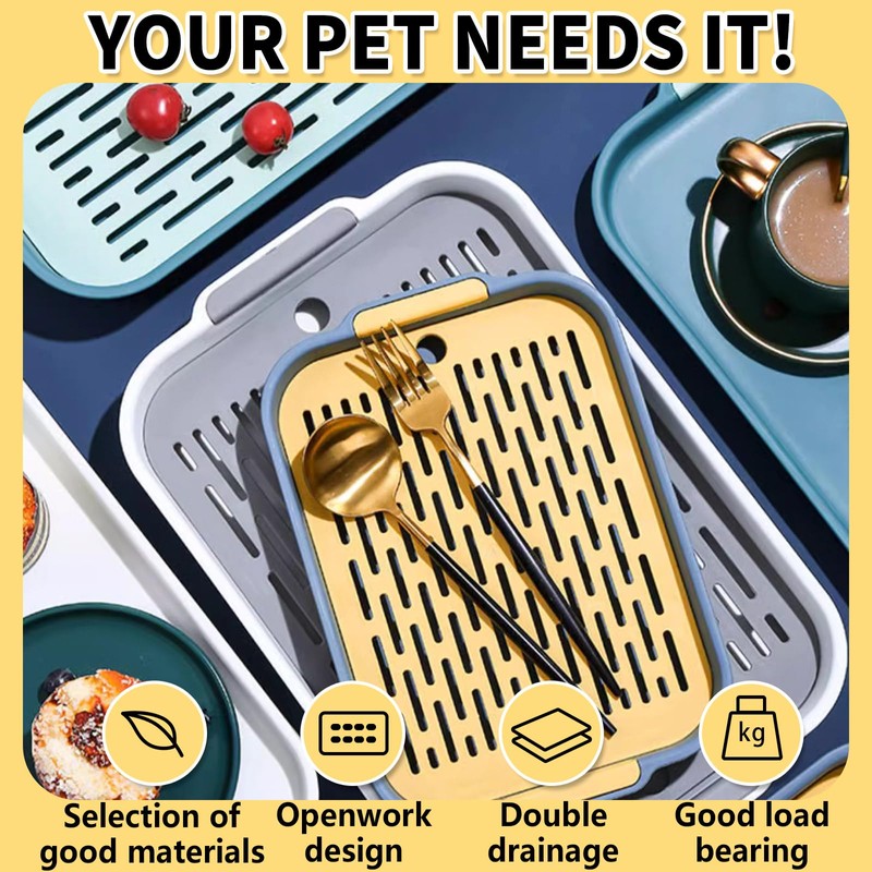 Rabbit Toilet Tray, Rabbit Litter Box, Hamster Toilet, Plastic Grate,