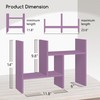 Jerry & Maggie Desktop Organizer Office Storage Rack Adjustable Wood
