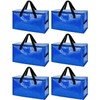 Neverwhy 6 Pack Large Moving Bags with Reinforced Handles &