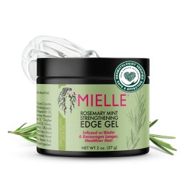 Mielle Organics Rosemary & Mint Edge Control Gel - Strong Hold Hair & Edge Gel f