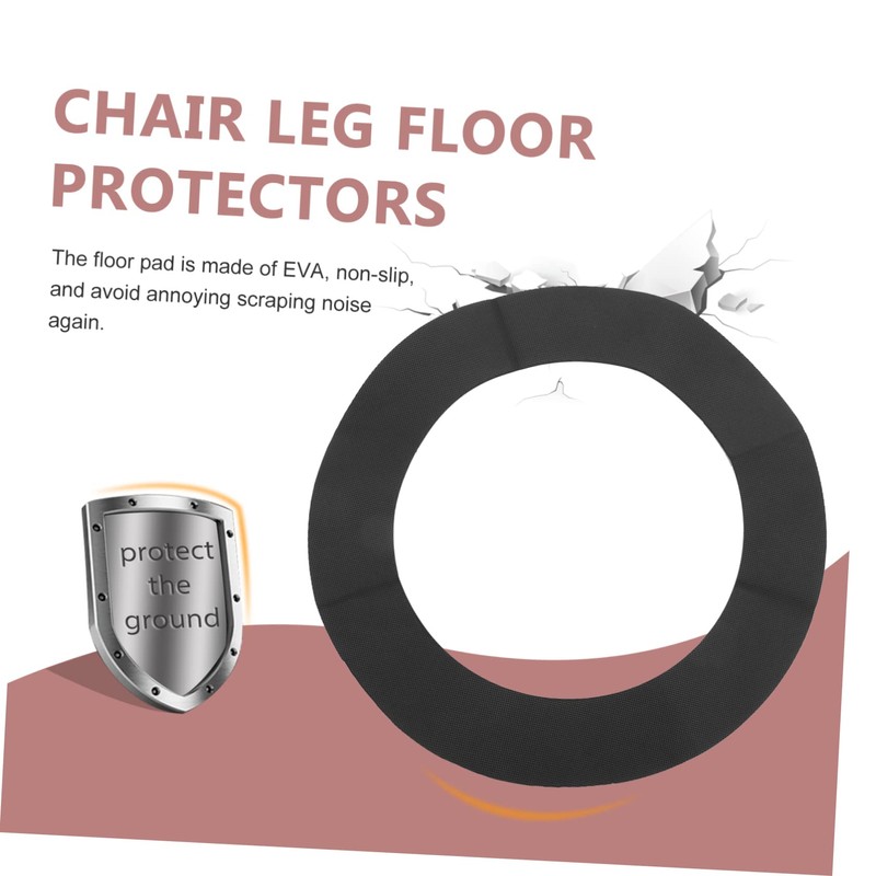 TEHAUX Non Slip Round Furniture Pad for Chair Legs Floor