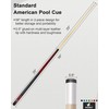 CUEBAR Pool Cues Set of 2, 58" 2-Piece Pool Sticks