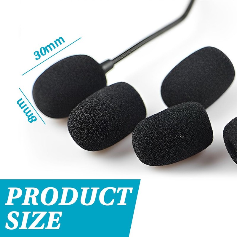 SULIUDAJI Pack of 30 Microphone Wind Protection Cover, Pop Protection