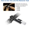 Metal Watch Link Removal Kit- Watch Repair Tool-Pin Remover Adjust-Replacement
