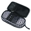 Baagl Pencil Case, 3 Compartments, for Girls, Boys, School, Ska